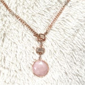 Gold and Pink Necklace